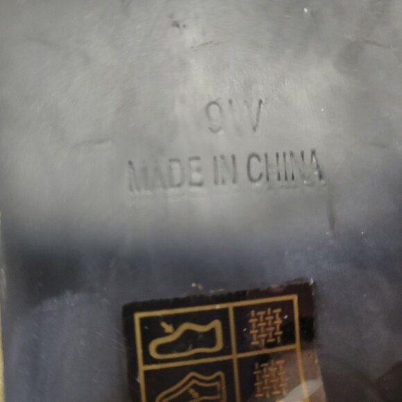 Midnight Velvet Olive Green Over The Knee Boots W Studded Detail Size 9W - Picture 3 of 16